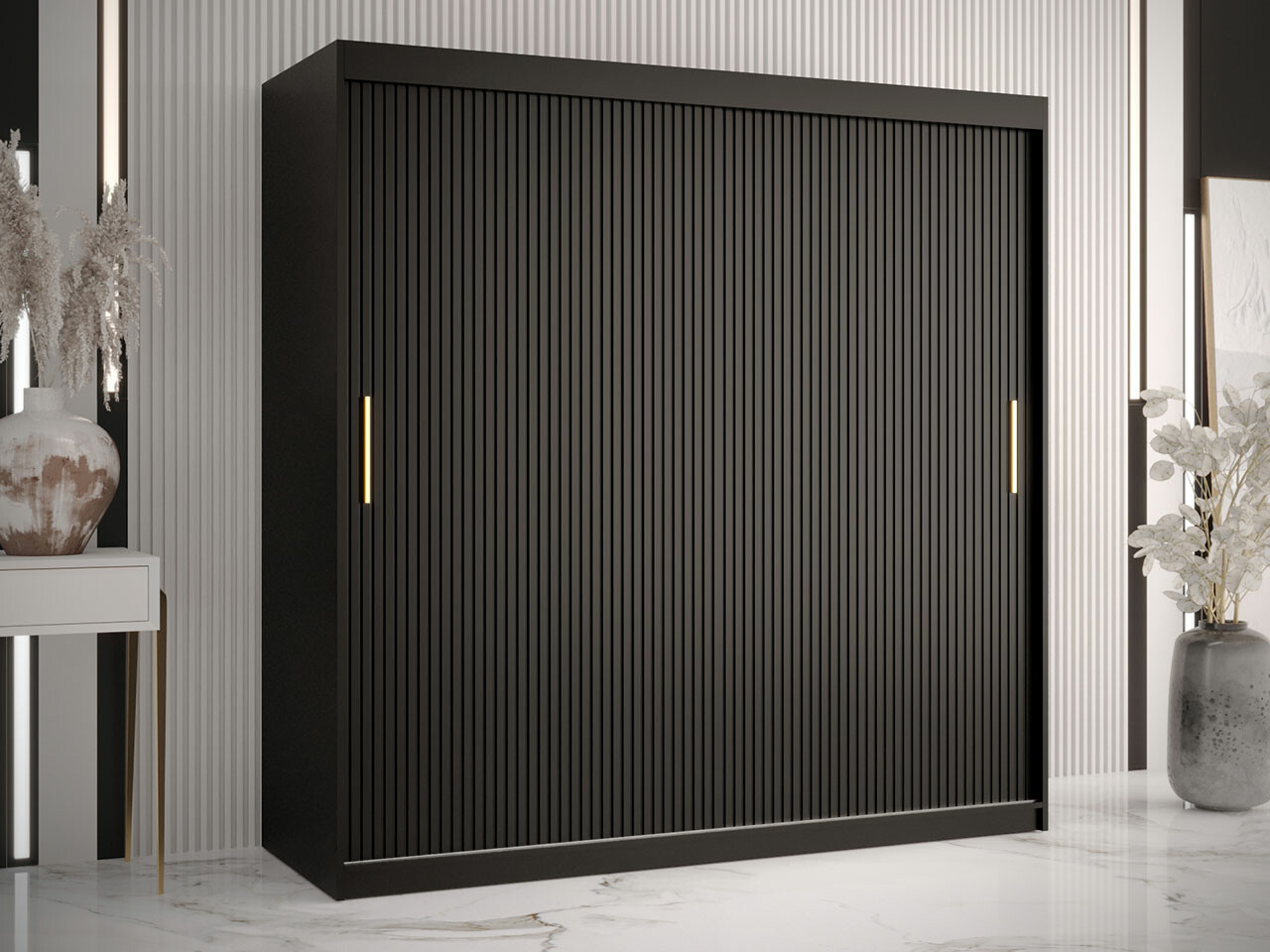 Wardrobe Anulio IV (Black)