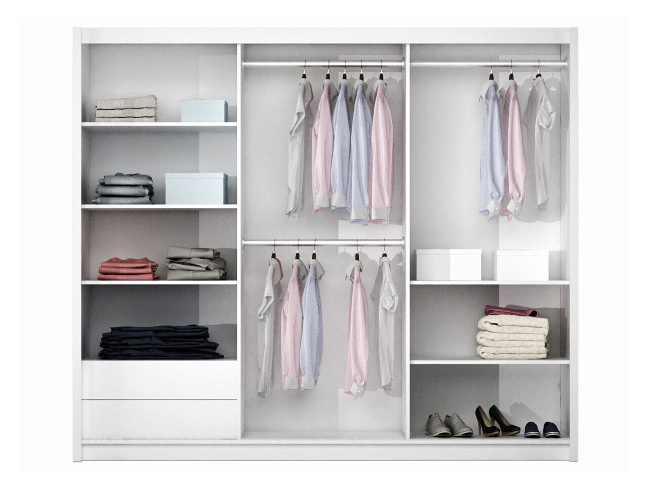 Wardrobe Honolulu 126 (White)