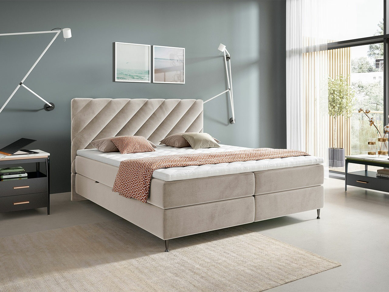 Continental bed ComfiDream Onaona (Fresh 1)