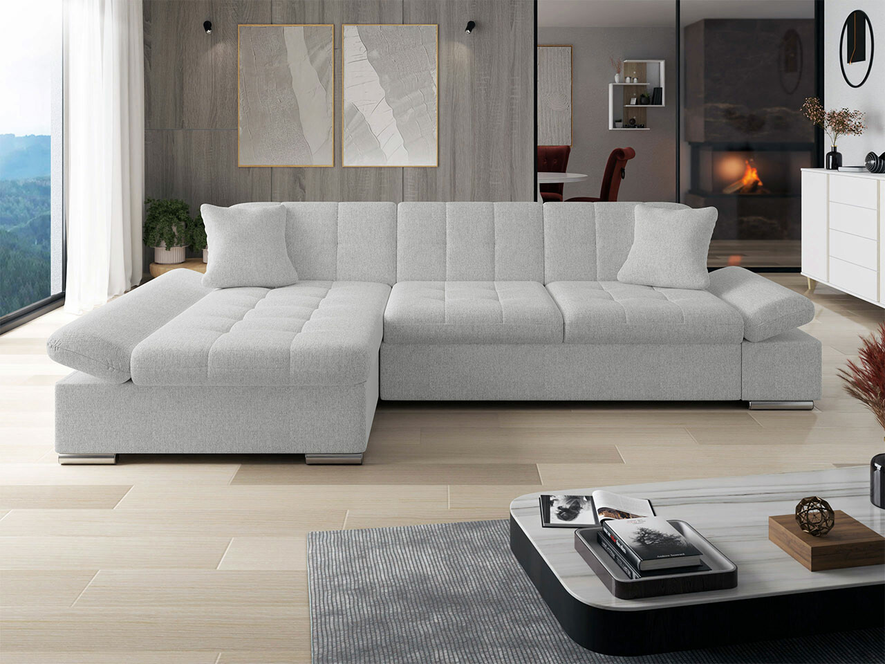Corner sofa Comfivo Sanitas I (Matana 01)