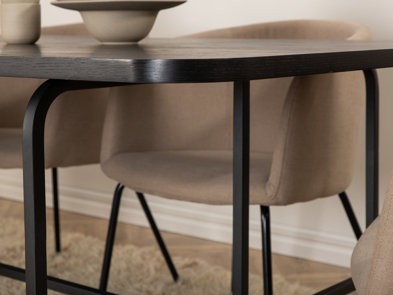 Dining set Dallas 2794 (Beige + Black)