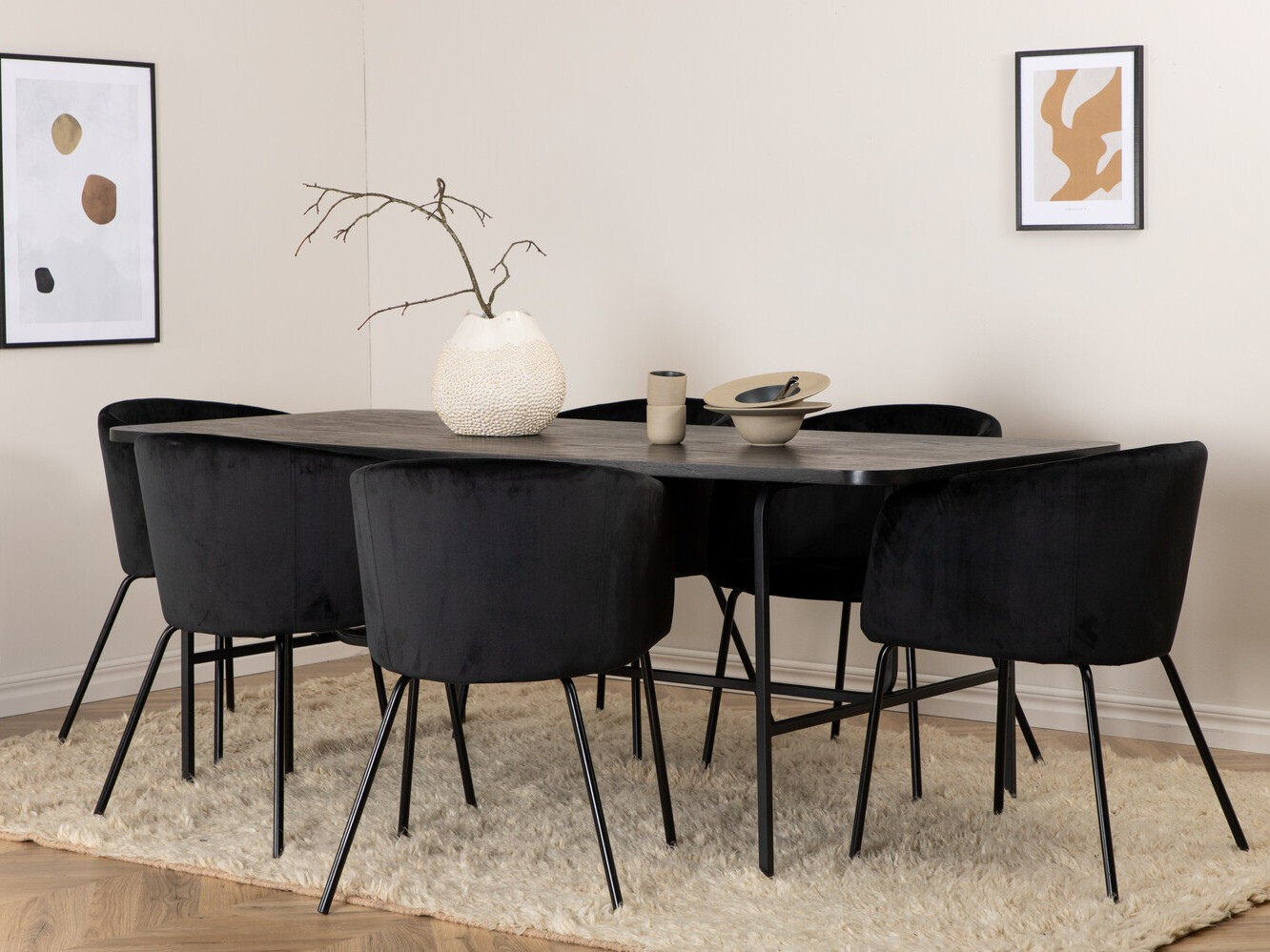 Dining set Dallas 2794 (Black)