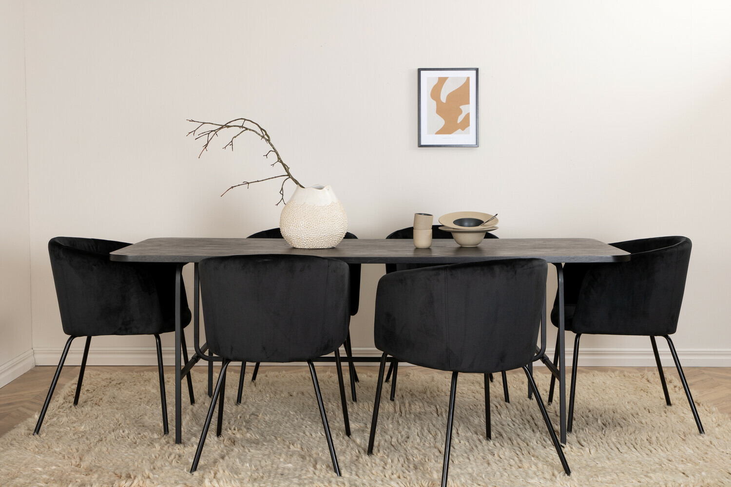 Dining set Dallas 2794 (Black)