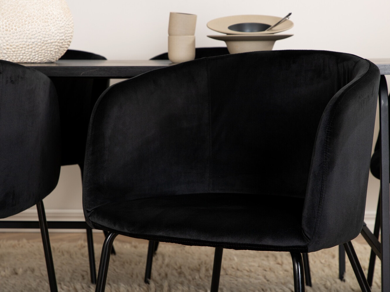 Dining set Dallas 2794 (Black)