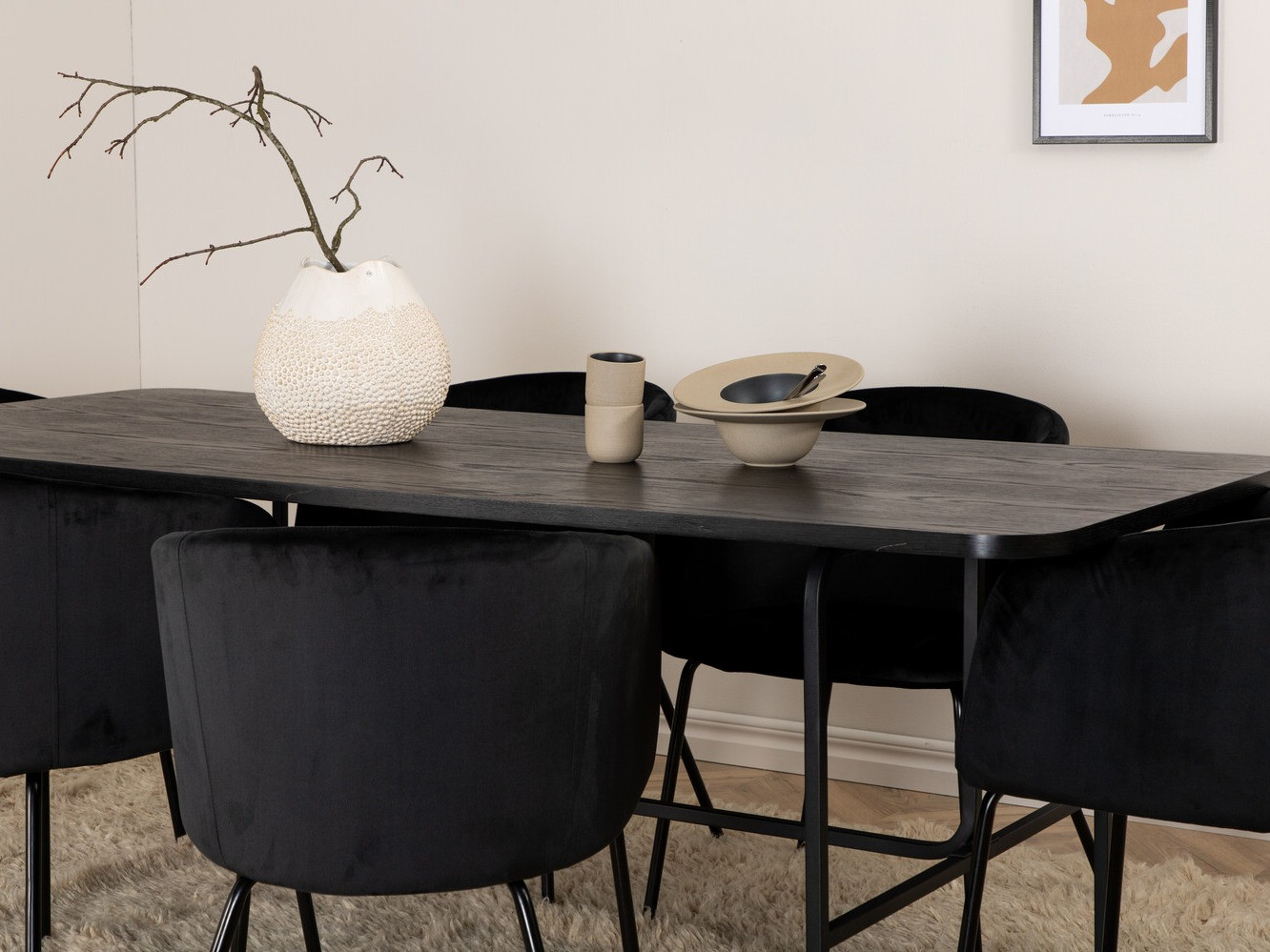 Dining set Dallas 2794 (Black)