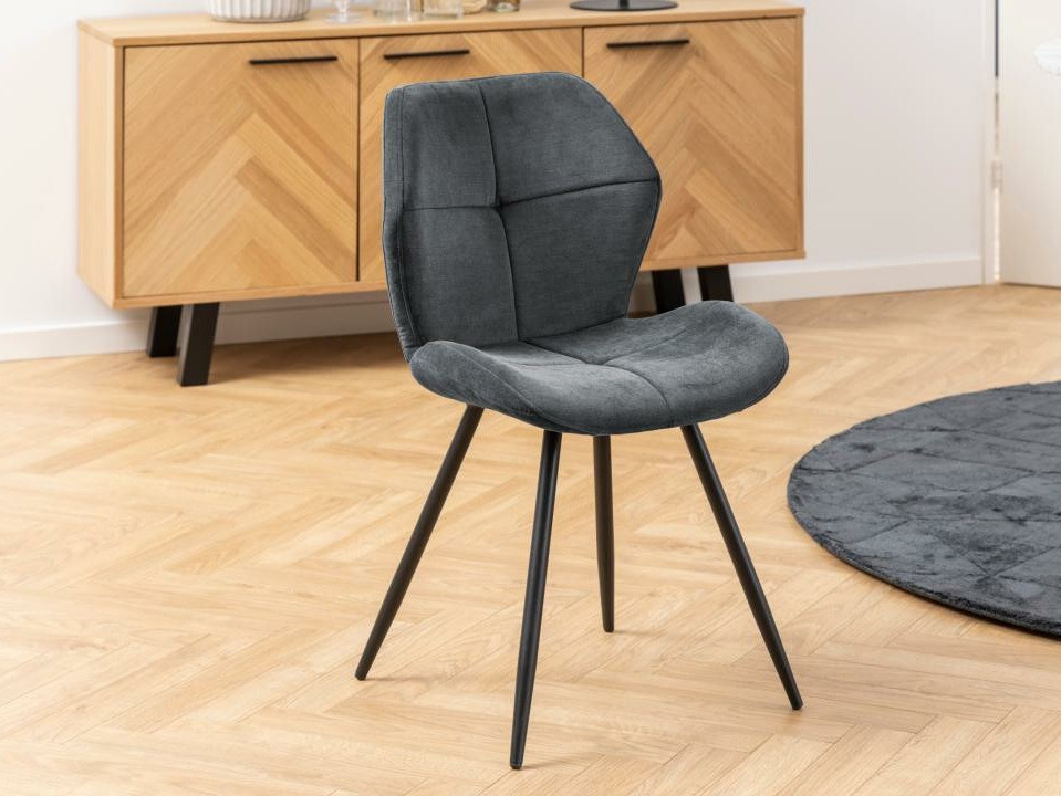 Chair Norsica 637 (Black + Anthracite)