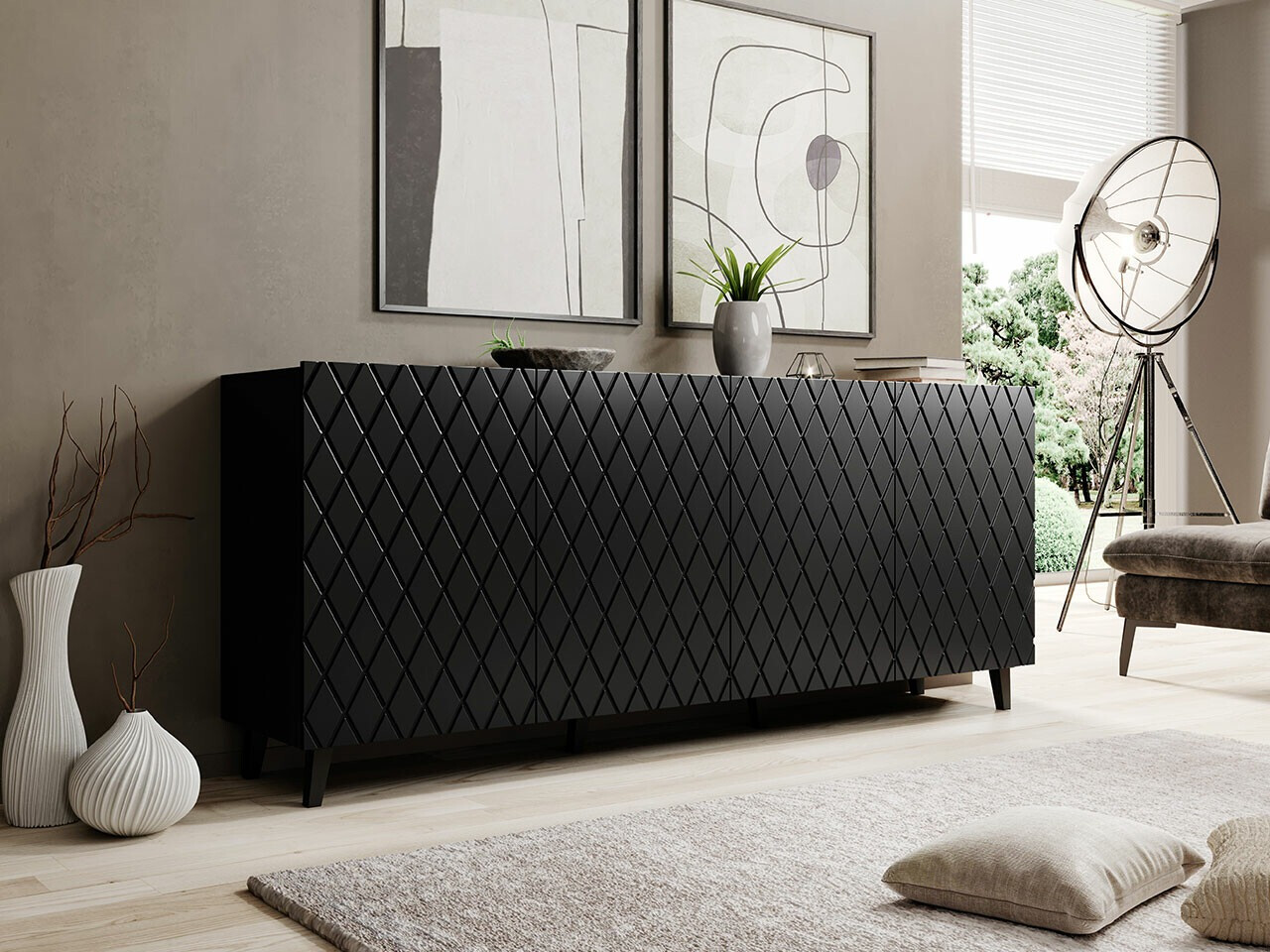 Sideboard Charlotte 173 (Black)