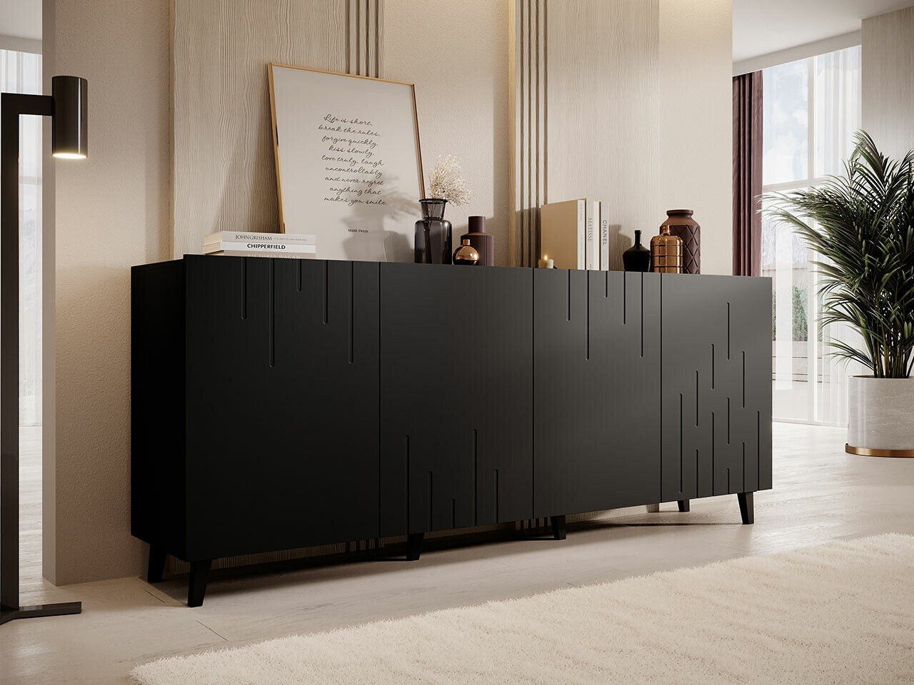 Sideboard Charlotte 175 (Black)