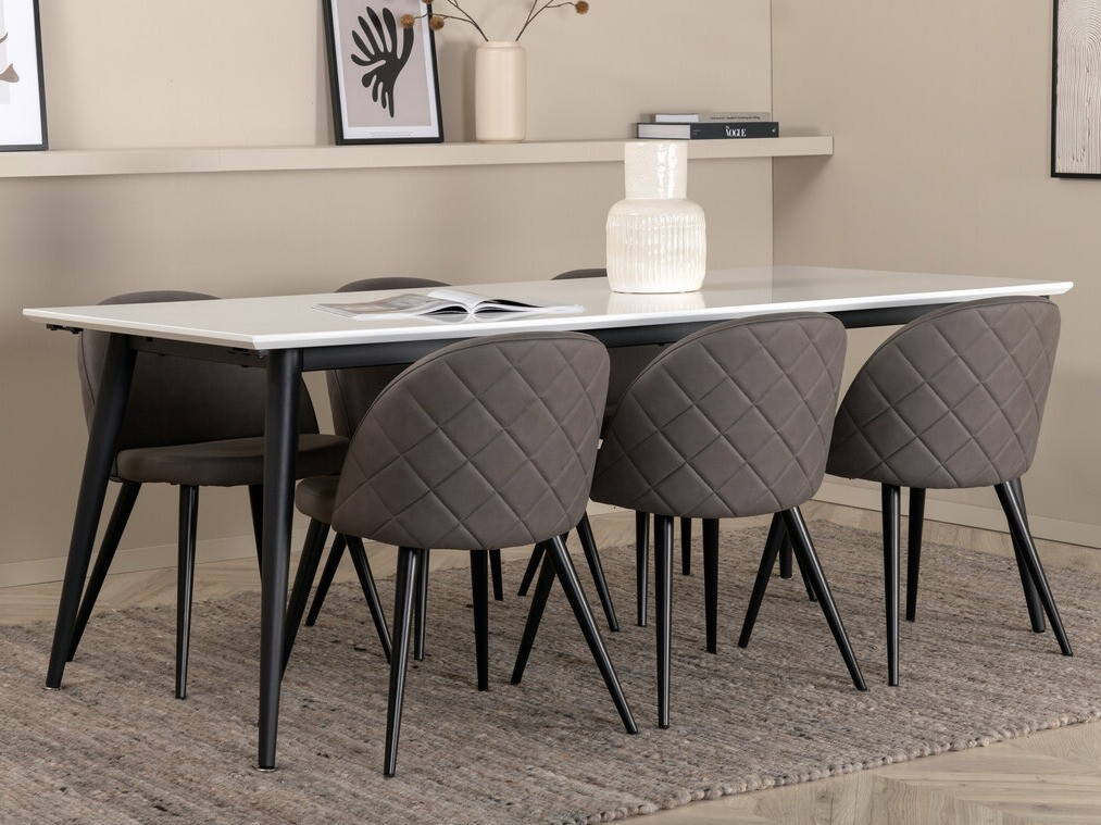 Dining set Dallas 3303 (Black + Grey)