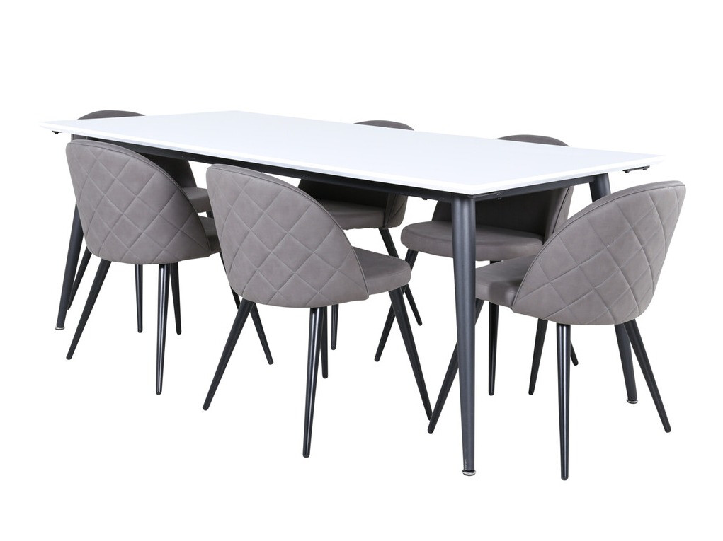 Dining set Dallas 3303 (Black + Grey)