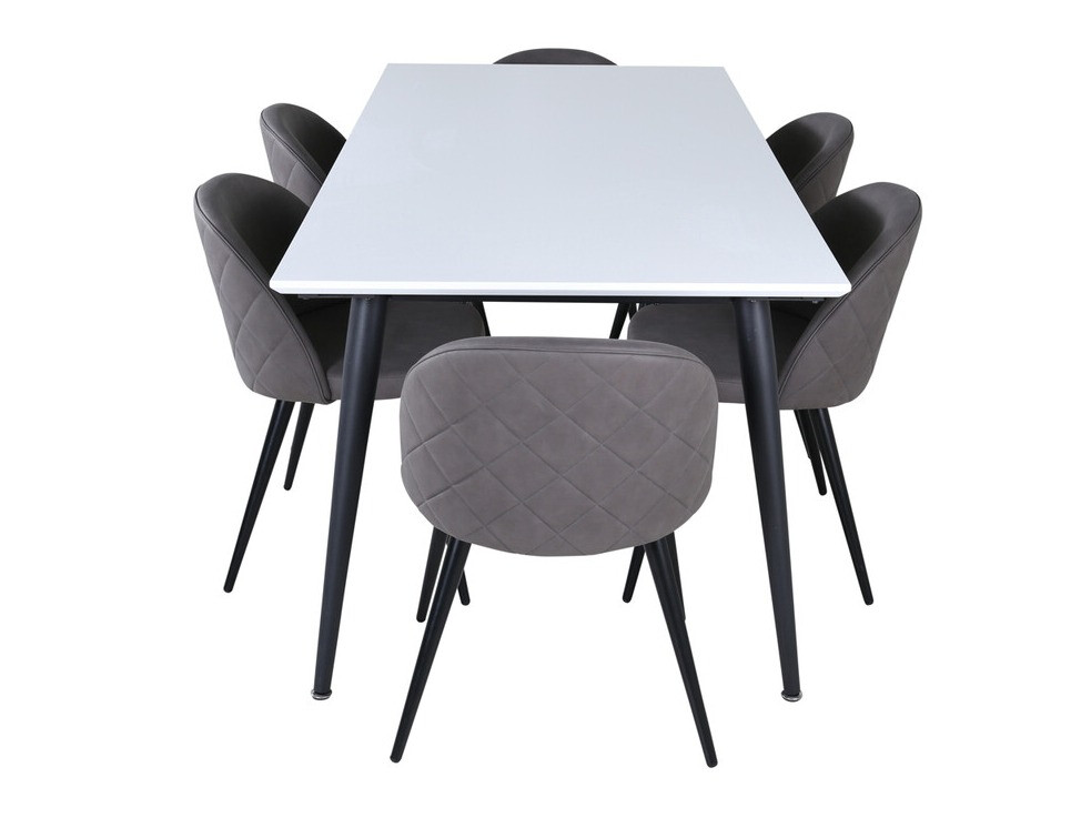 Dining set Dallas 3303 (Black + Grey)