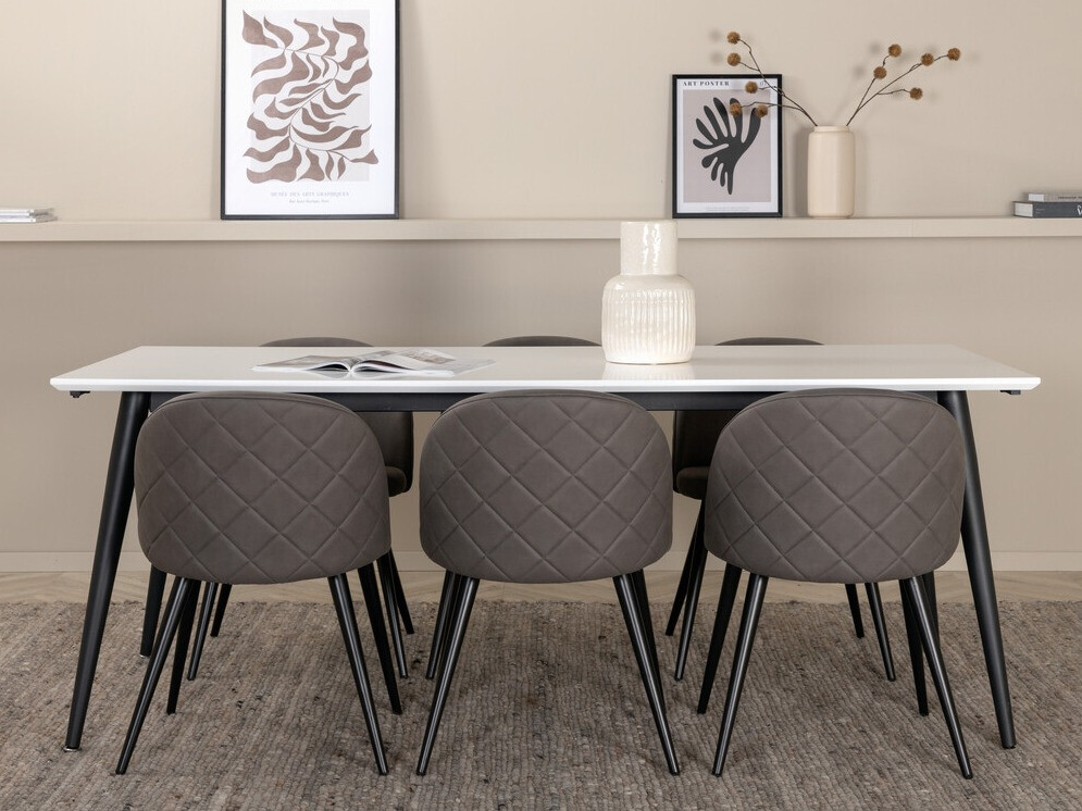 Dining set Dallas 3303 (Black + Grey)