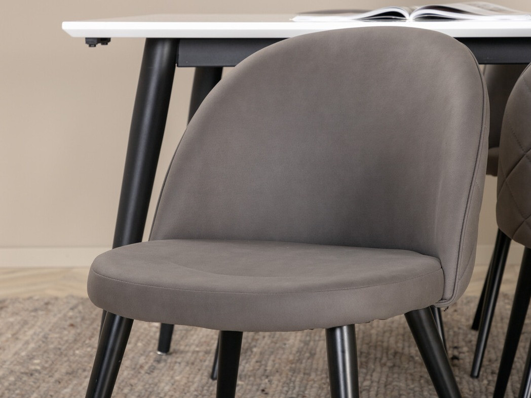 Dining set Dallas 3303 (Black + Grey)