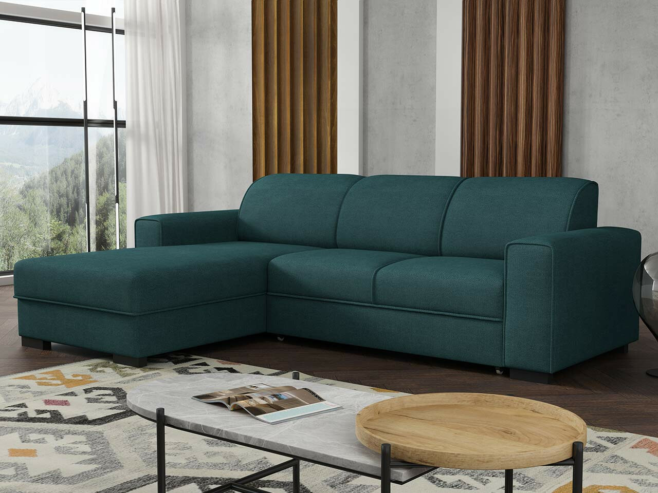 Corner sofa Columbus 186 (Crown 13)