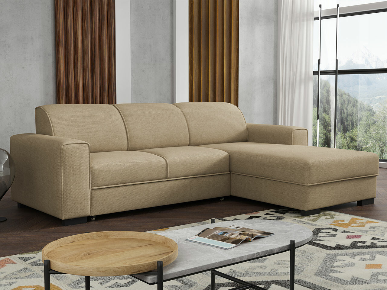 Corner sofa Columbus 186 (Crown 2)