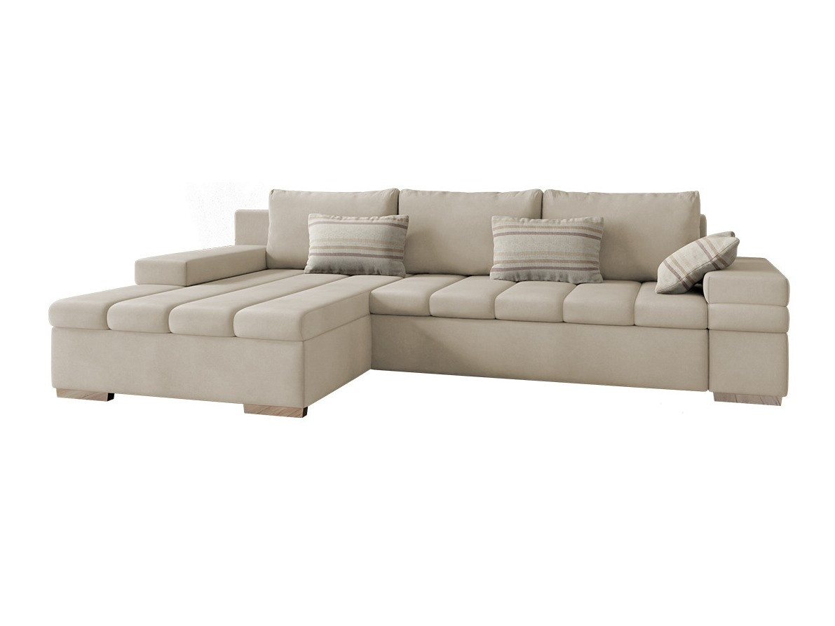 Corner sofa Comfivo Olivetum (Uttario Velvet + Senegal 825)