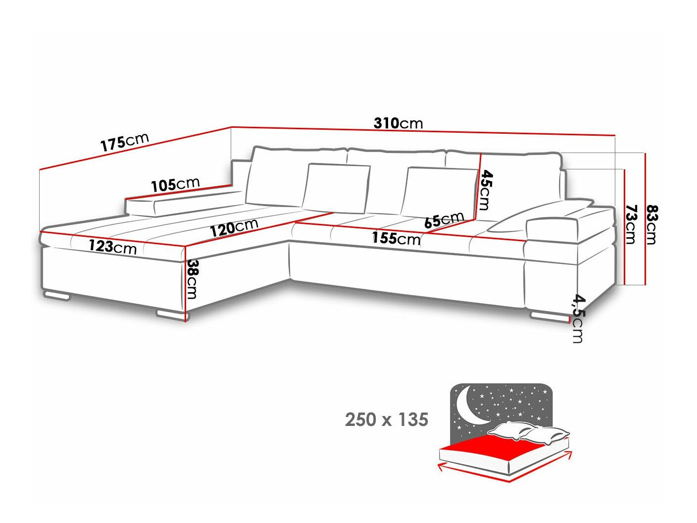 Corner sofa Comfivo Olivetum (Uttario Velvet + Senegal 825)