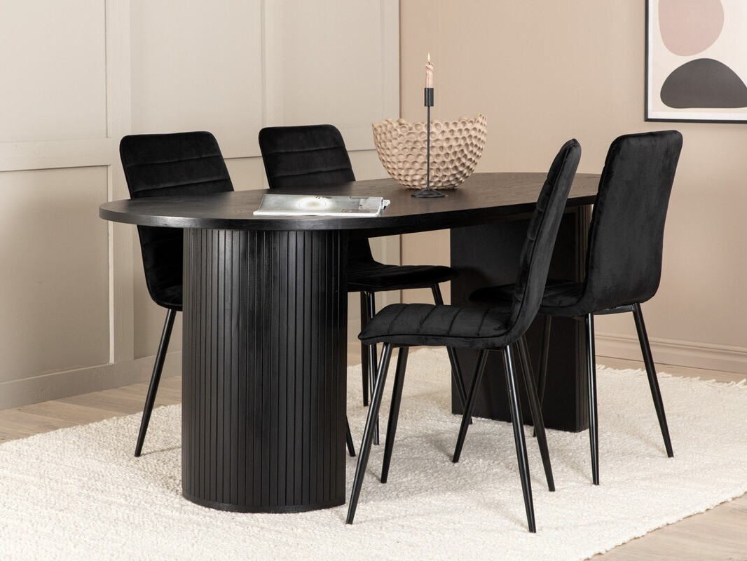 Dining set Dallas 3325 (Black)