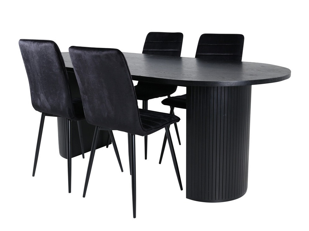 Dining set Dallas 3325 (Black)