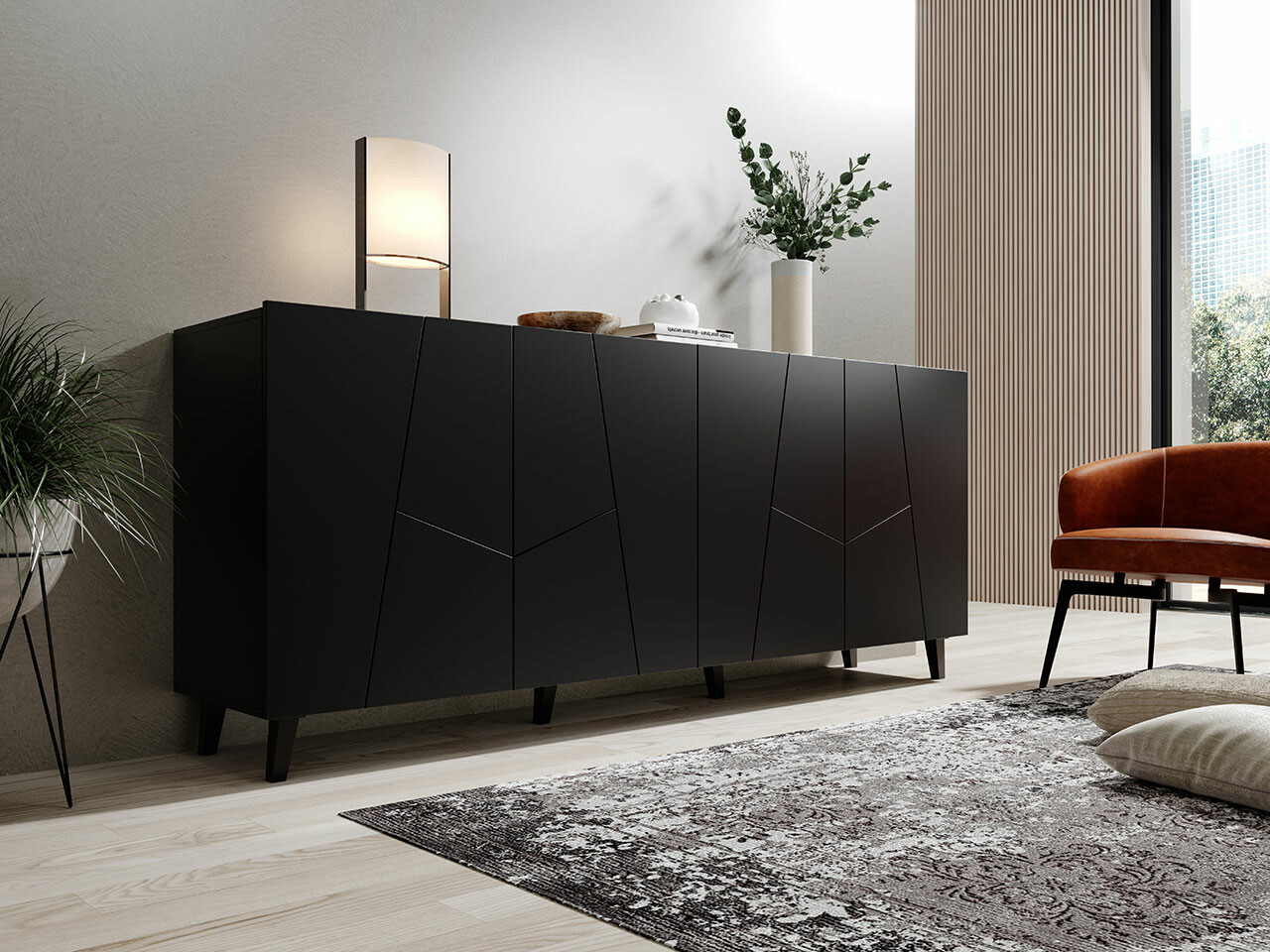 Sideboard Charlotte 180 (Black)