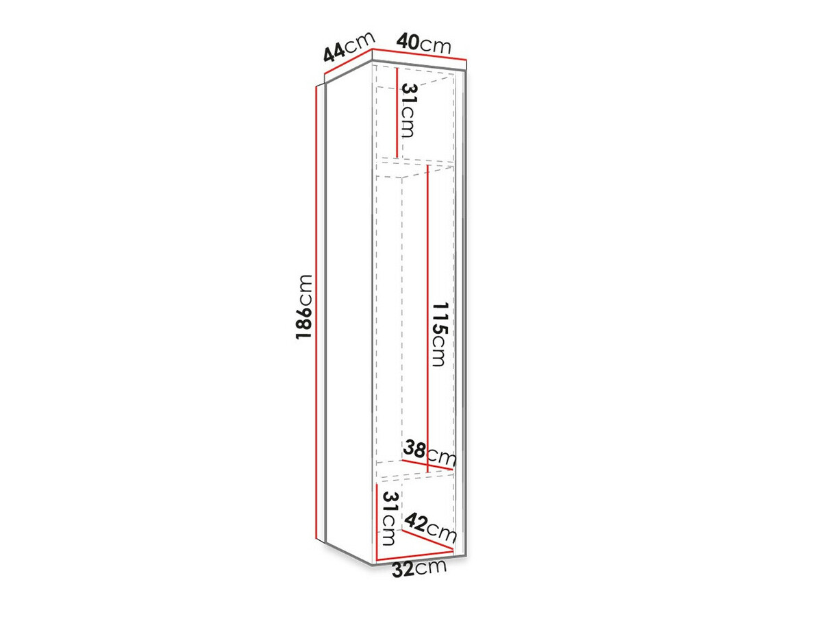 Wardrobe Pinis II (Graphite)