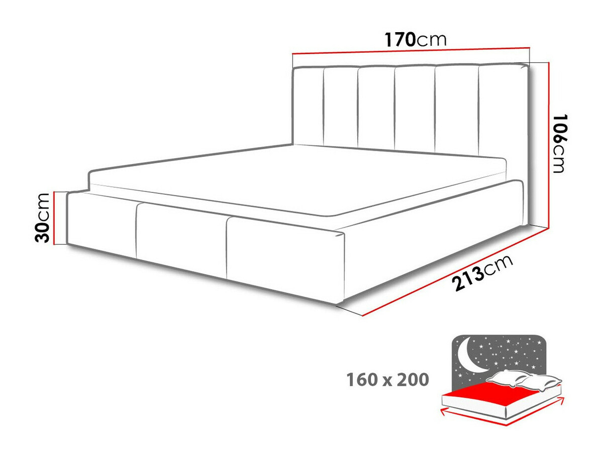 Bed ComfiDream Tirila I (Bergamo 97)