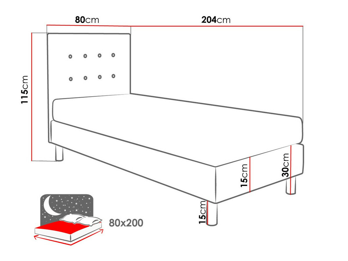 Bed Logan 100 (Solo 264)
