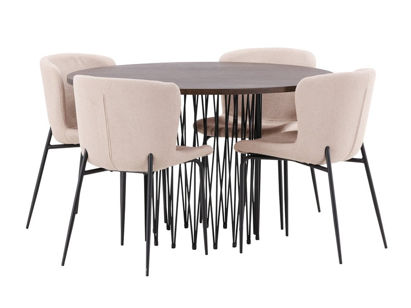 Dining set Dallas 3379 (Beige + Black)