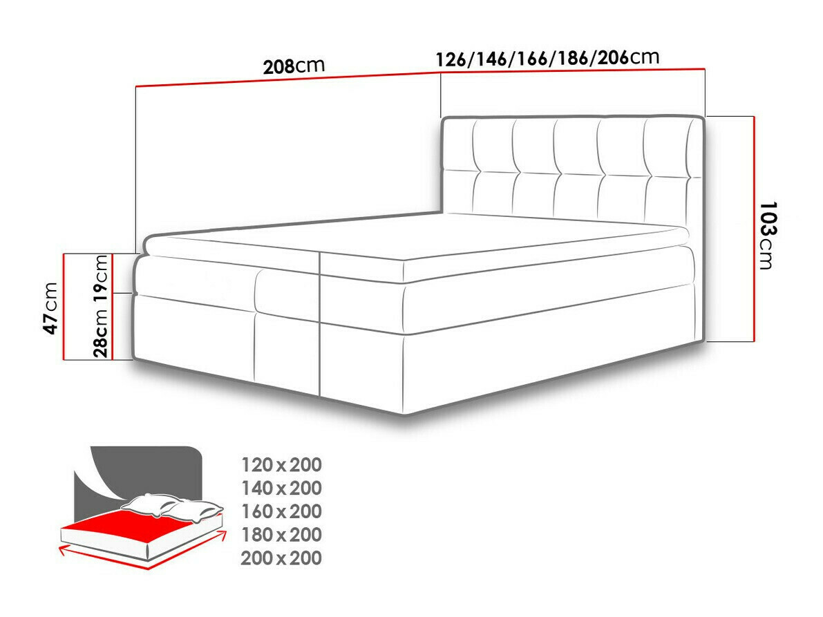 Continental bed Aedes (Muna 08)