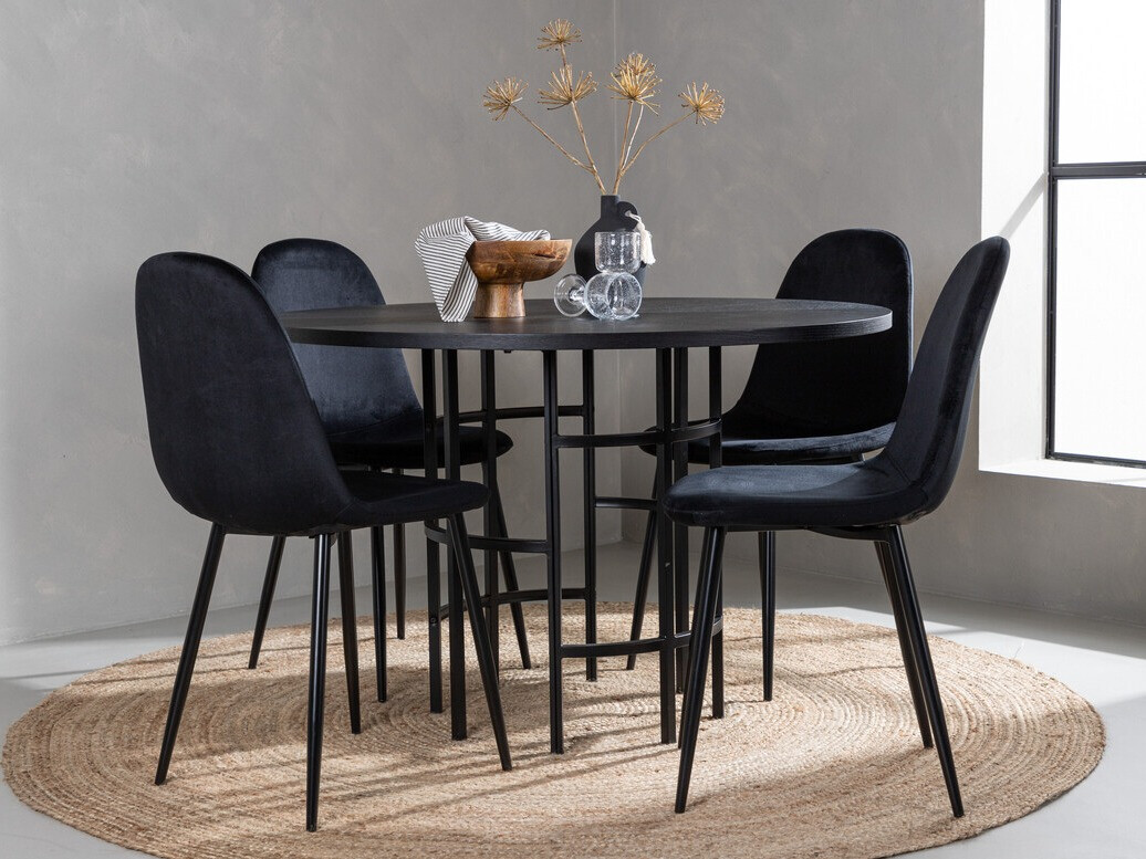 Dining set Dallas 3424 (Black)