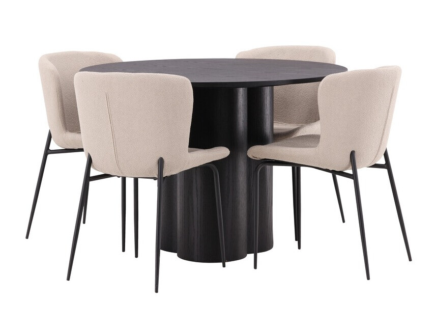 Dining set Dallas 3432 (Beige + Brown)