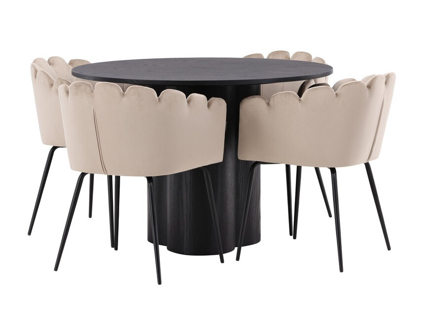 Dining set Dallas 3984 (Black)