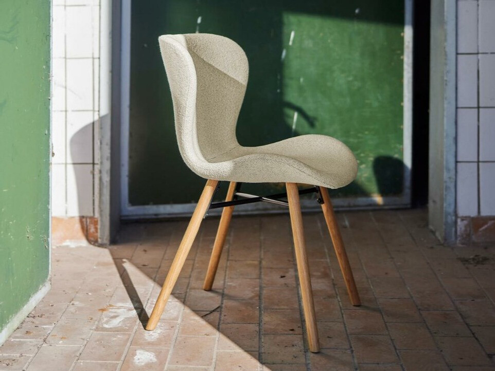 Chair Norsica 788 (Beige + Light wood)