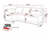 Corner sofa Columbus 149 (Poso 01)