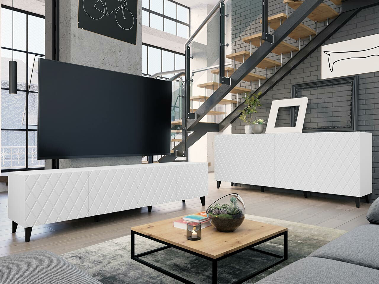 Living room set Charlotte 188 (White)