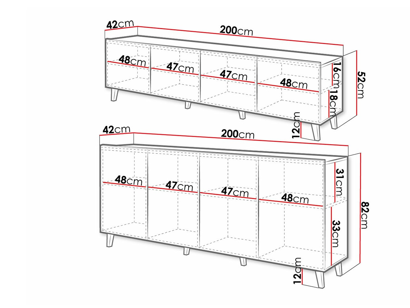 Living room set Charlotte 212 (White)