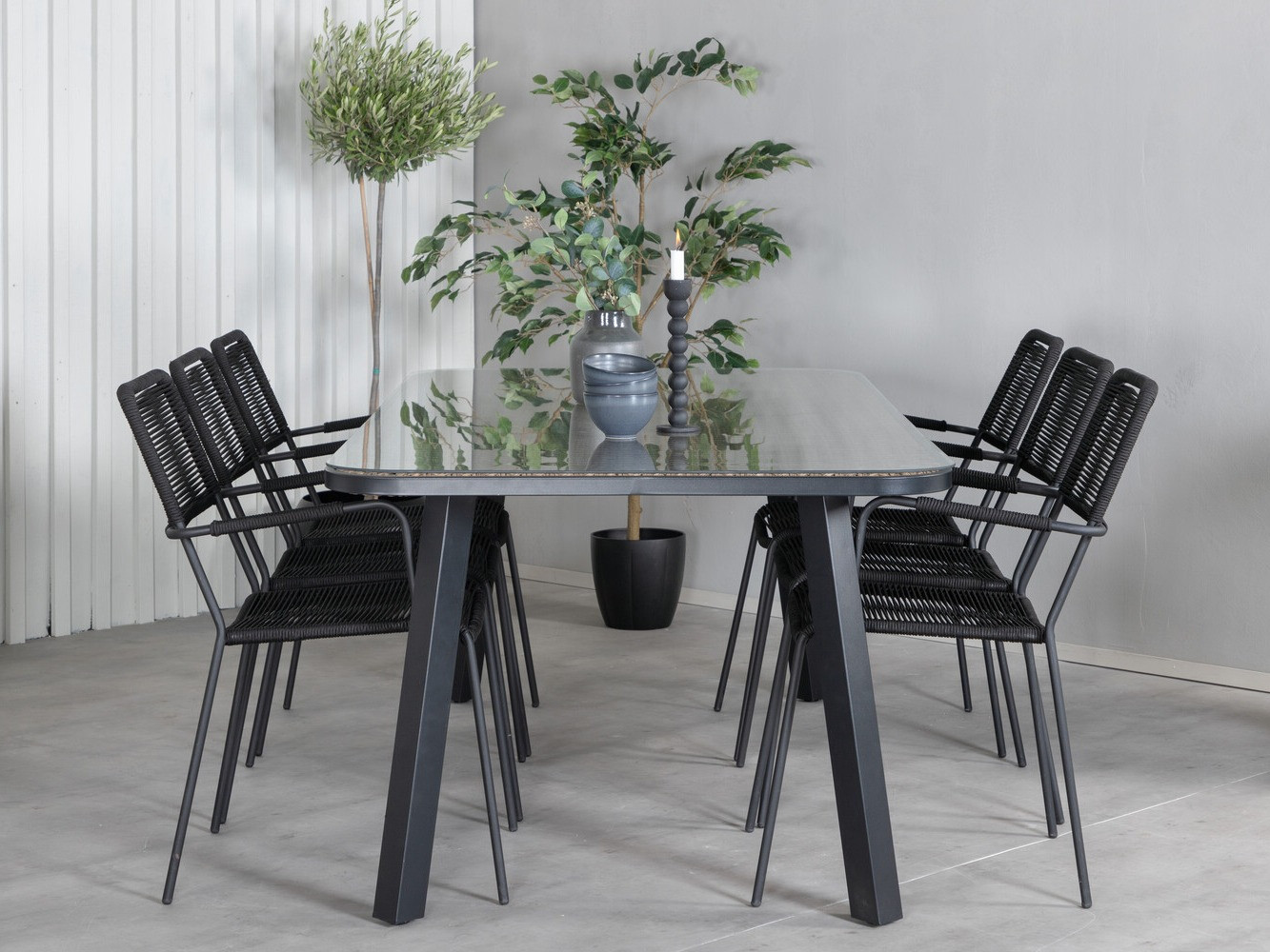 Table and chairs set Dallas 2934