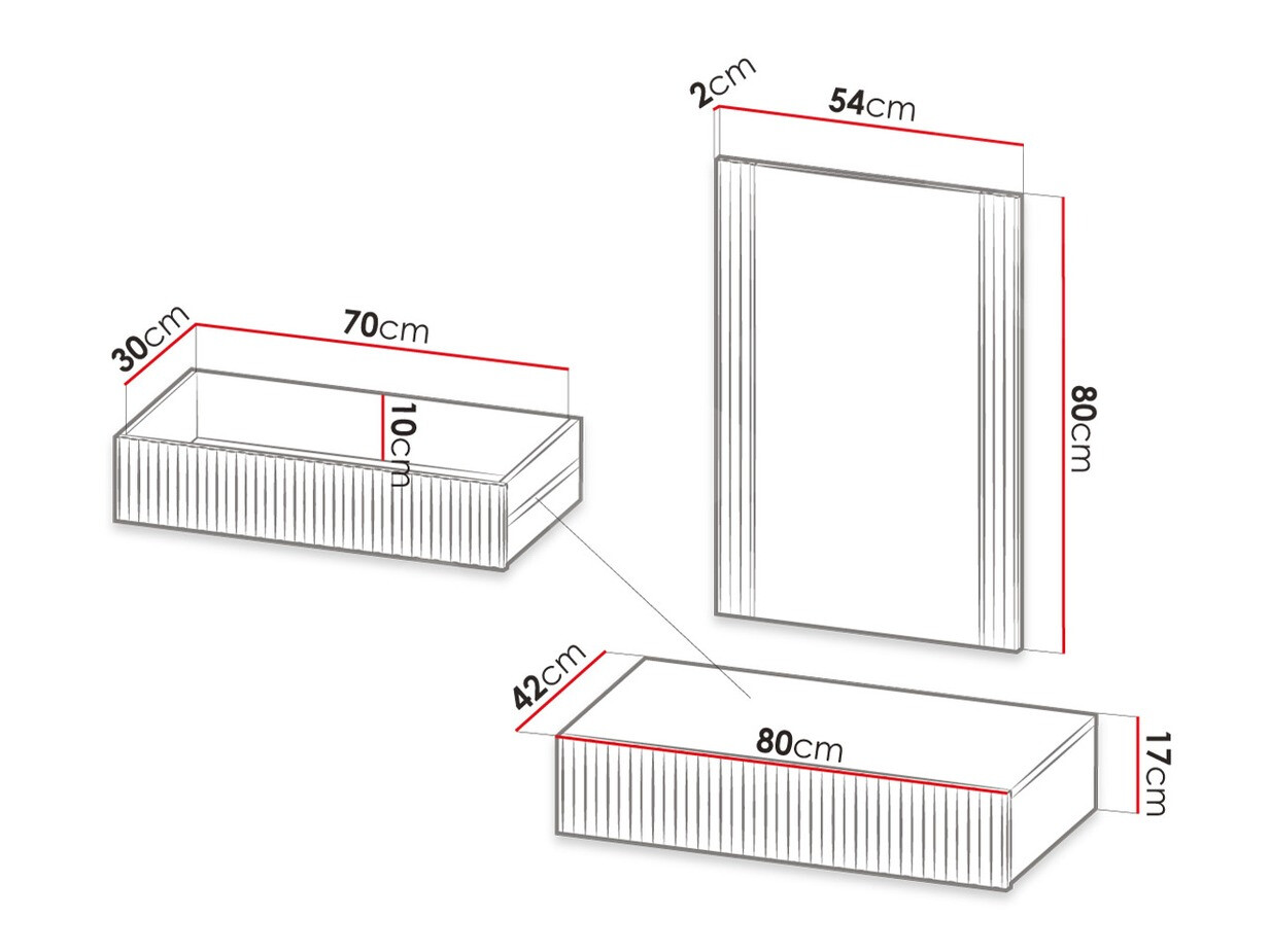 Dressing table Comes (Wotan Oak)