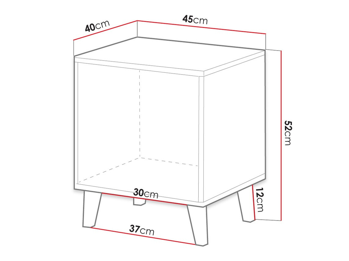 Set of bedside tables Comes (Wotan Oak)