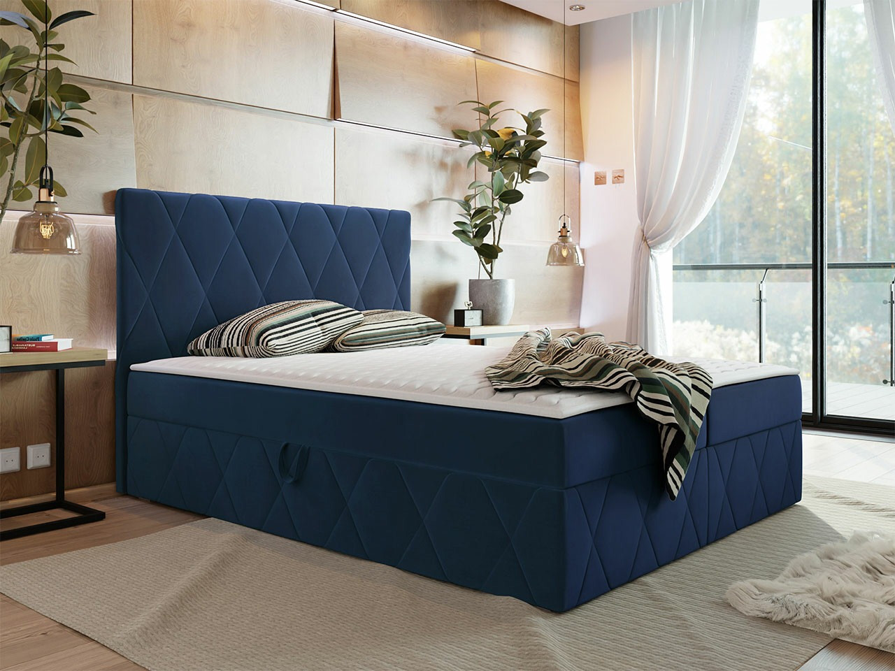 Continental bed Comfivo 225 (Magic Velvet 2216)