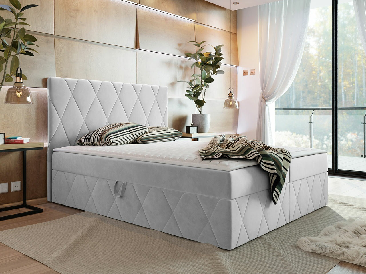 Continental bed Comfivo Avis (Magic Velvet 2239)