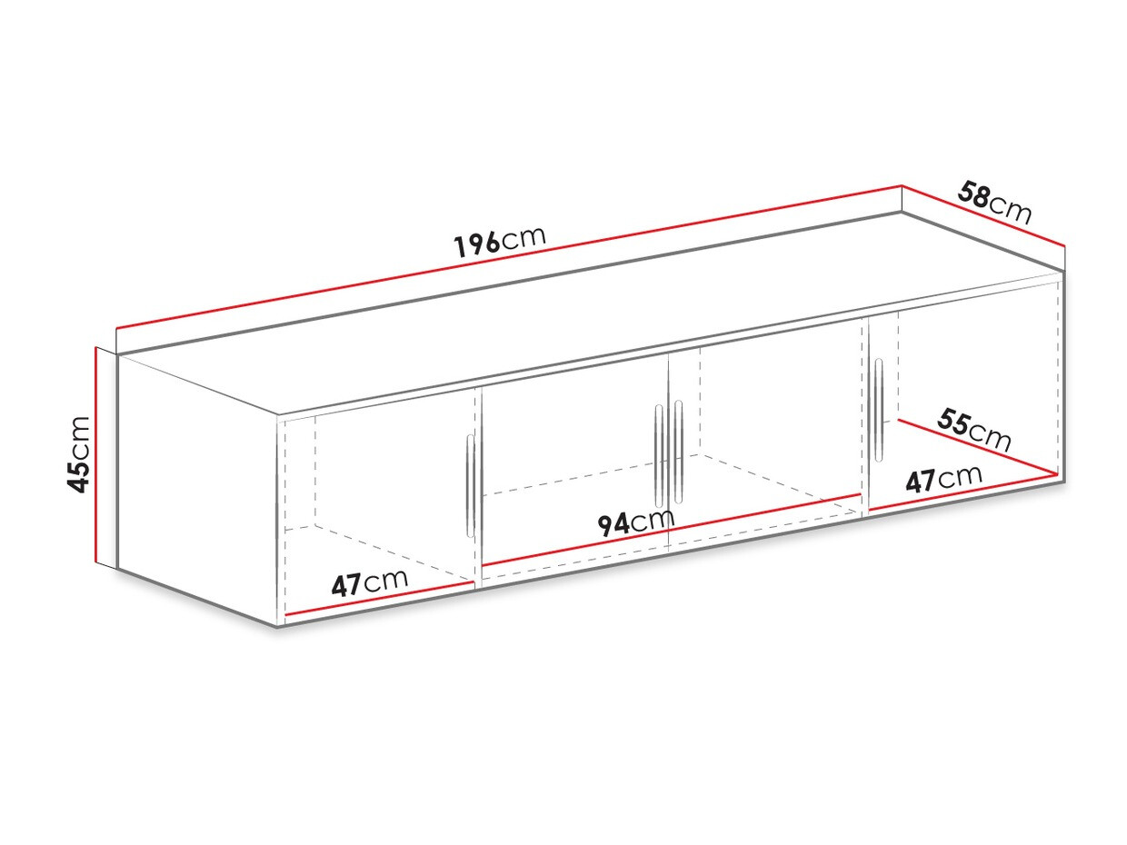 Sideboard Dortivu (Graphite)