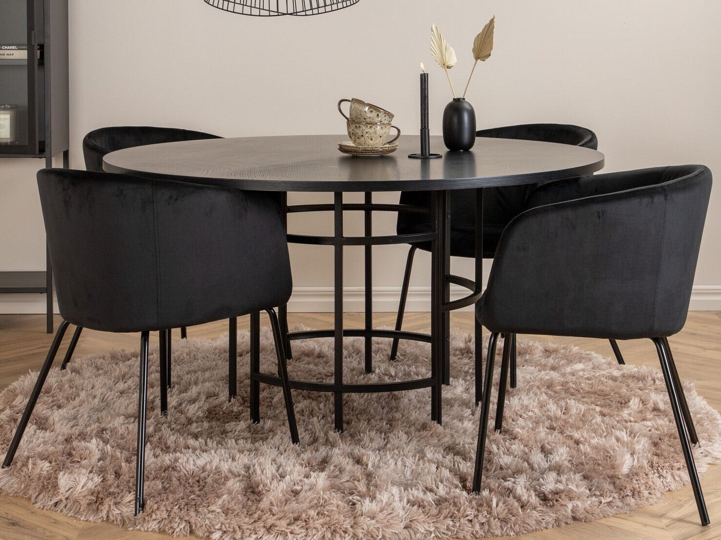 Dining set Dallas 2381 (Black)