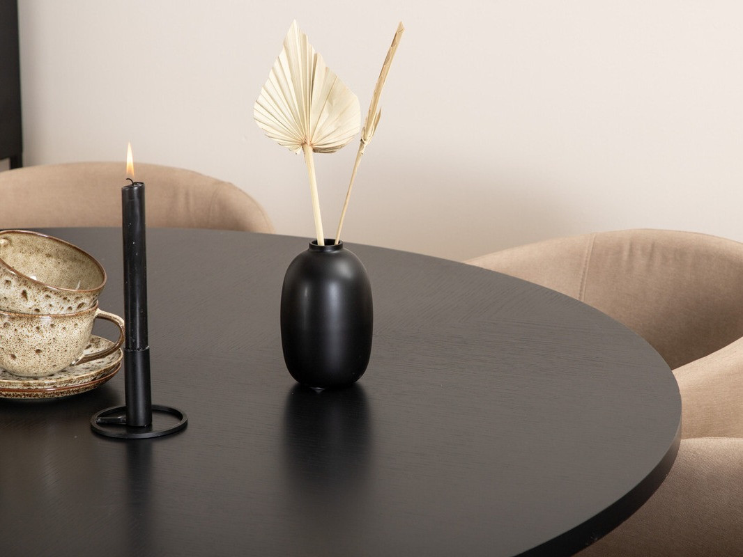 Dining set Dallas 2378 (Black + Beige)