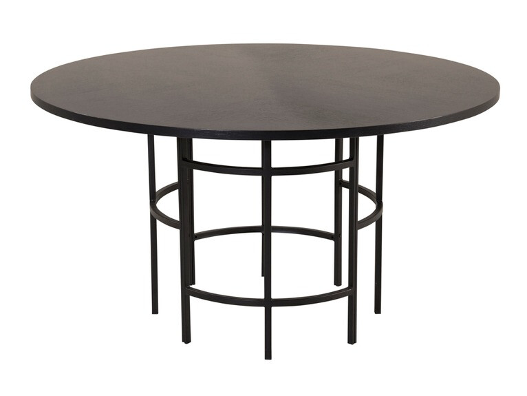 Dining set Dallas 2387 (Black + Cream)
