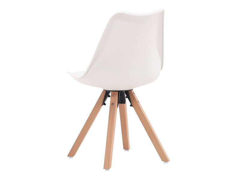 Chair Dallas 3478 (White + Light wood)