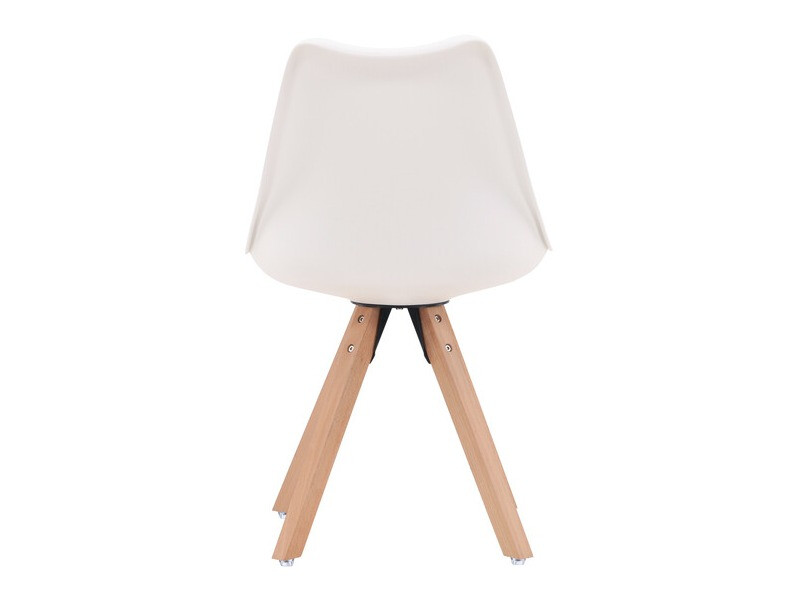 Chair Dallas 3478 (White + Light wood)
