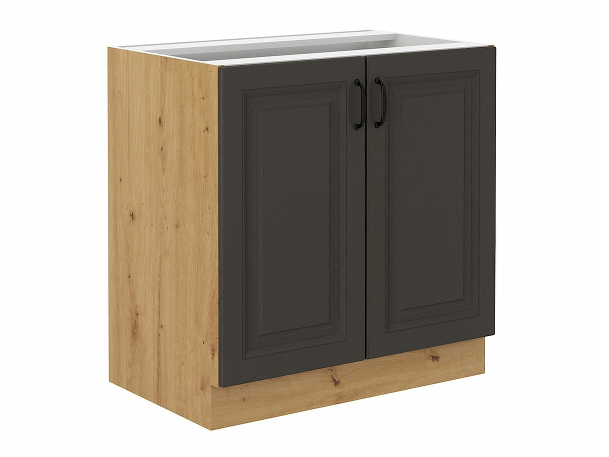 Modular cabinet with doors Retro Grey 119