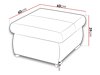 Ottoman Comfivo 122 (Uttario Velvet 2956 + Uttario Velvet 2955)