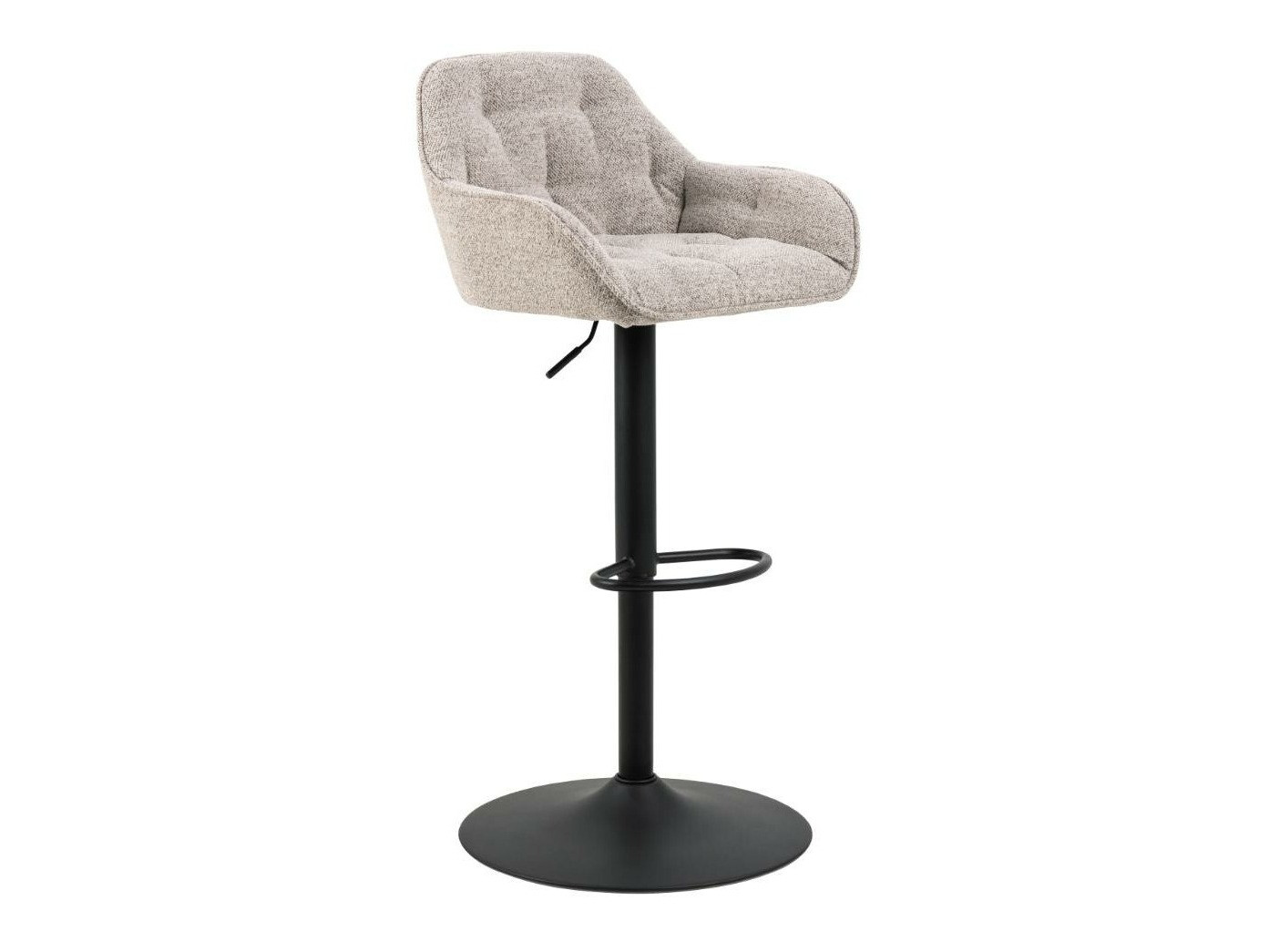 Counter stool Norsica 650 (Black + Beige)
